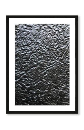 Shiny metallic silver paint graffiti rough texture wallpaper background close-up 