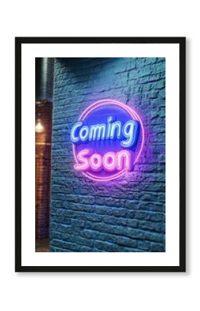 Bright Neon Graffiti Sign on Urban Wall