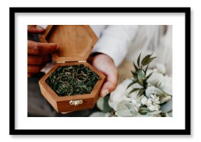 Wedding decoration made in boho style 