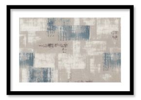 Retro texture art background pattern, abstract watercolor painting, line art, carpet background