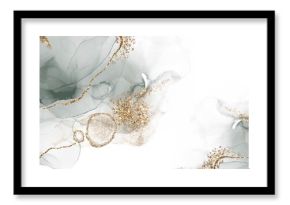 Gold Glitter luxury abstract alcohol ink background and wallpaper 