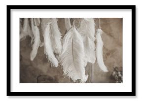 Home interior detail in Boho style