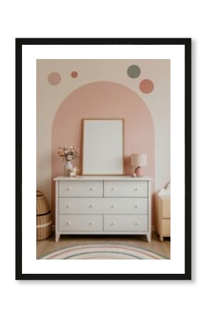 Baby Room mockup with Poster Frame