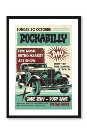 Retro Car Show Flyer