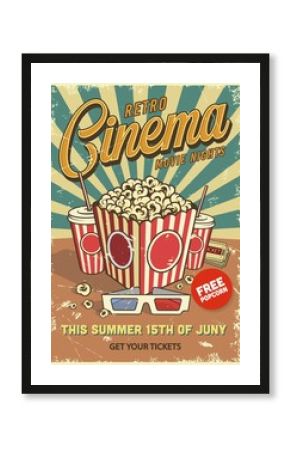 Vintage cinema poster
