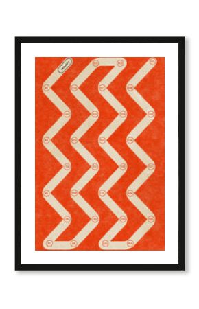 2022 Geometric January Calendar 