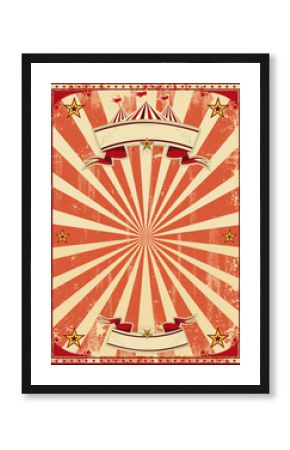 Red circus retro