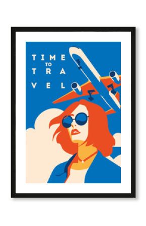 Time to Travel and Summer Holiday poster.