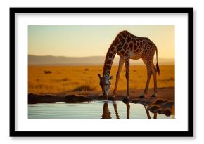 giraffe in africa