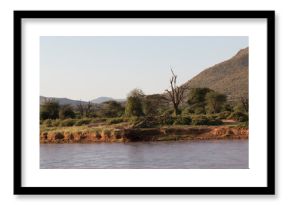Africa, Kenya, Samburu National Reserve. Ewaso Ng'iro River. 2016-08-04