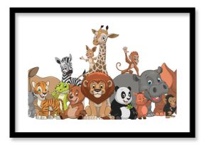 Funny kids animals