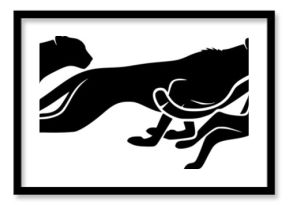 Cheetah silhouette, Cheetah running silhouettes, Cheetah, Cheetah set