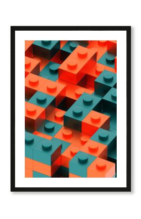 Colored Block toy pieces