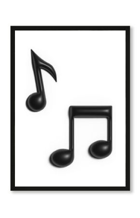 3d music notes