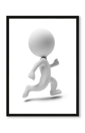 3d small people-run