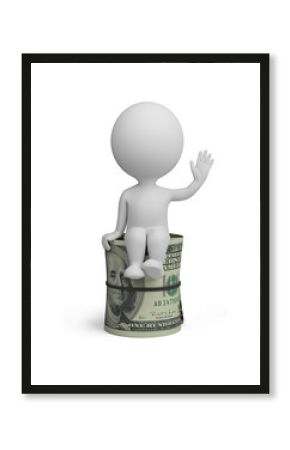 3d small people - roll dollars