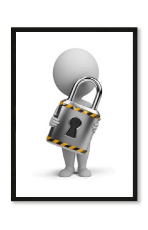 3d small people - lock