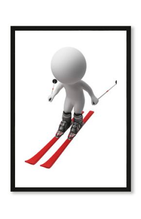 3d small people - skis