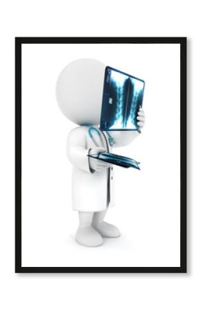 3d white people radiologist
