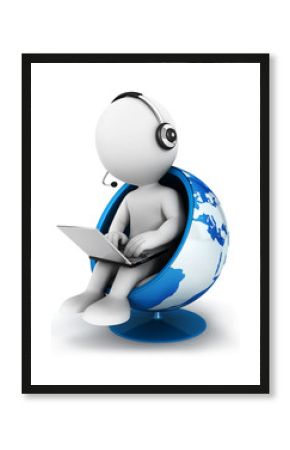3d white people global manager
