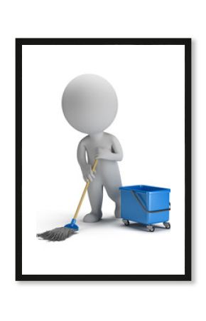 3d small people - sweeper