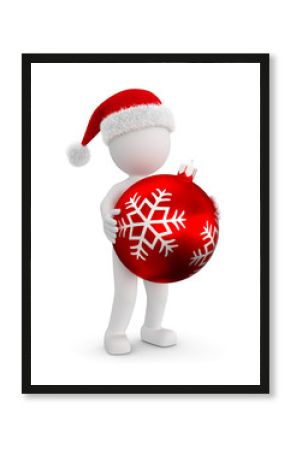 3d Männchen Frohe Weihnachten