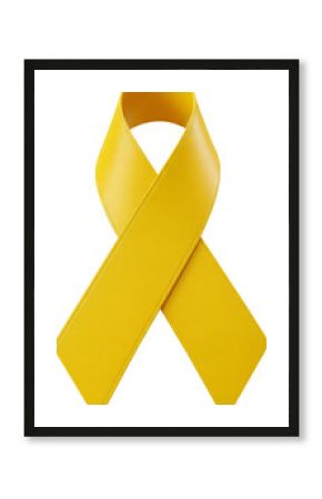3d laço amarelo campanha setembro amarelo