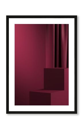 Abstract background minimal style for product branding. Mock up scene and empty space. 3d render