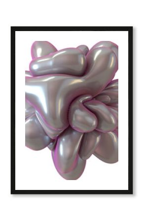 Abstract 3d Isolated Shape Object