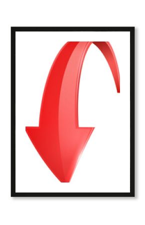 3D curve  red arrow