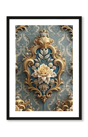3d wallpaper for home interior classic decorations
