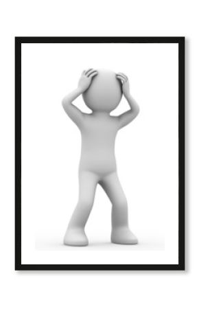 Distressed personage.