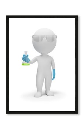 3d small people - scientist