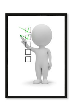 3d small people - checklist