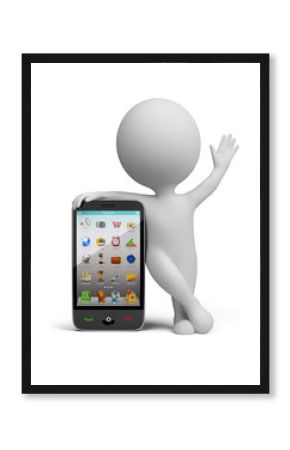 3d small people - smartphone