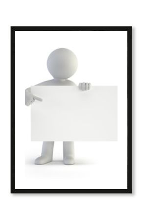 3d small people - your empty board