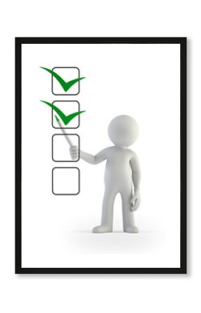 3d small people - checklist