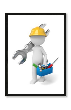 The 3D guy is a mechanic