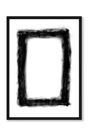 black frame, mask