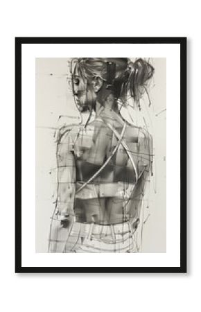 Rysunek Kobiety, Marker