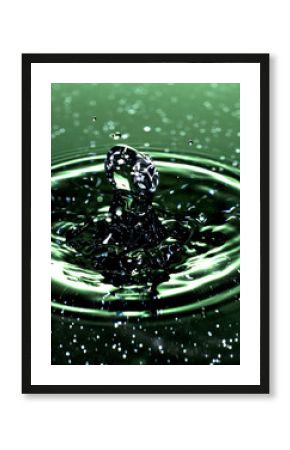 Splash - spadająca kropla wody w ujęciu makrofotografii