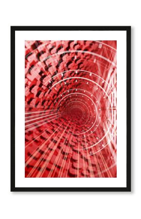 Abstrakcyjny tunel 3D
