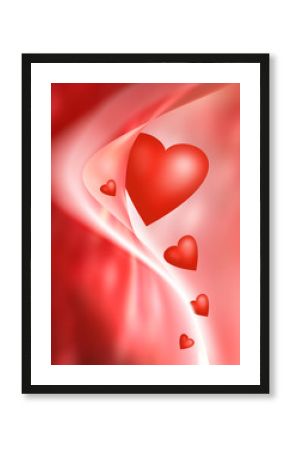 red decoration with hearts