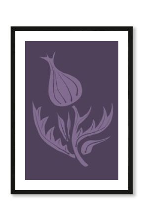 Minimal abstract image for printing. Picture for modern interiors. The picture is painted by hand on a tablet.