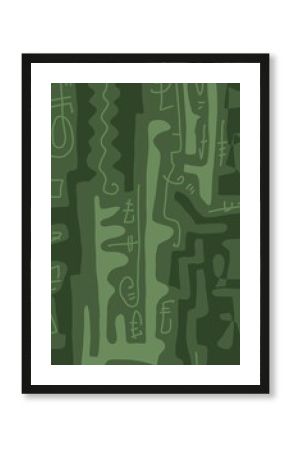 Minimal abstract image for printing. Picture for modern interiors. The picture is painted by hand on a tablet.