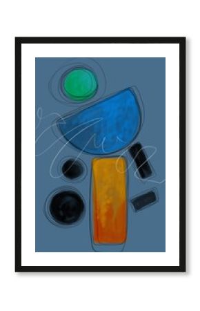 Abstract image for printing - digital painting