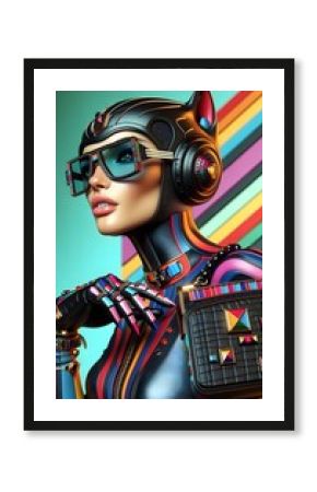 Felinas Futuristas: Glamour Cibernético