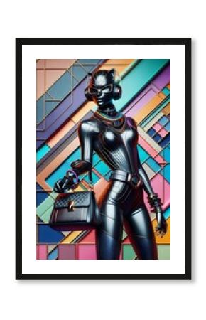 Felinas Futuristas: Glamour Cibernético