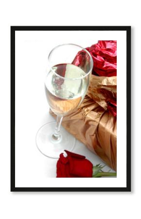 Champagne and rose
