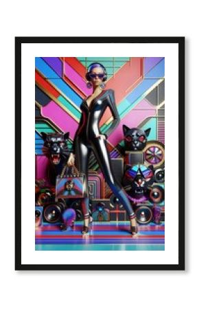 Felinas Futuristas: Glamour Cibernético